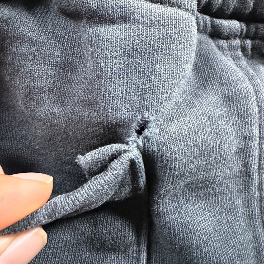 Rhude Gray Embroidered Logo Lounge Sweatpants Joggers Medium - Picture 9 of 14